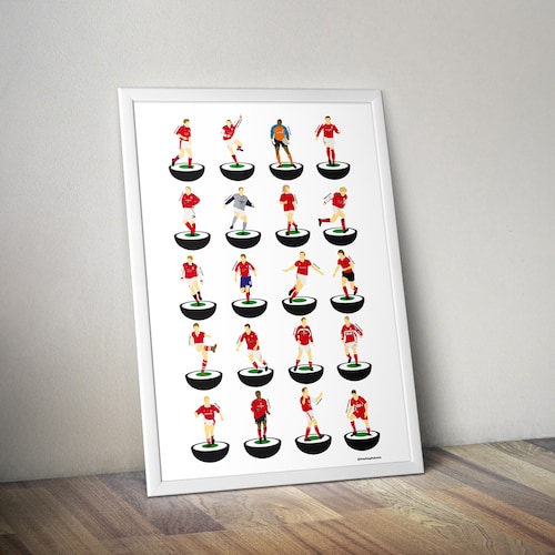 Crewe Alexandra A3 Legends Kunstdruck