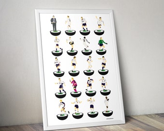 Bolton Wanderers A3 Legends Art Print