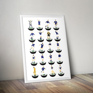 Everton A3 Legends Kunstdruck