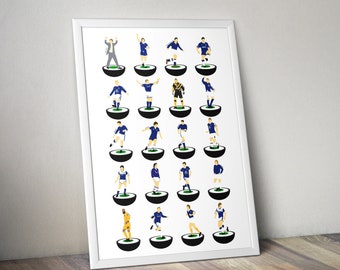 Everton A3 Legends Art Print
