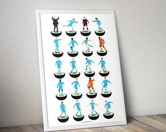 Coventry City 2025-2026 Champions A3 Print