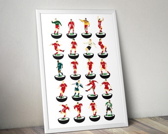 Liverpool 1990’s A3 Legends Print
