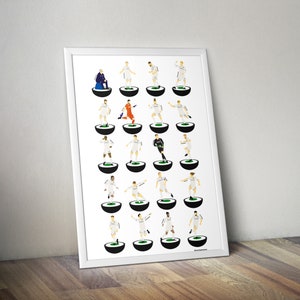 Leeds United 2019-2020 Promotion Team A3 Print