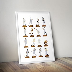 NY Yankees Baseball A3 Legends Art Print
