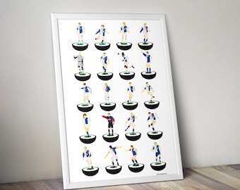Blackburn Rovers A3 Legends Art Print