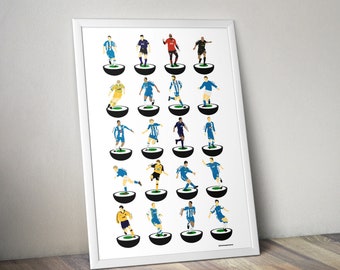 Wigan Atheltic A3 Legends Art Print