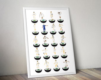 Real Madrid A3 Legends Print