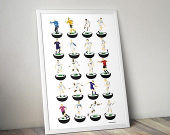 FC Copenhagen A3 Legends Print