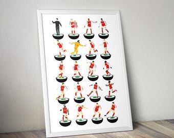 Arsenal 2025-2026 Champions A3 Print