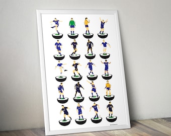 Wimbledon AFC Football Legends Print A3
