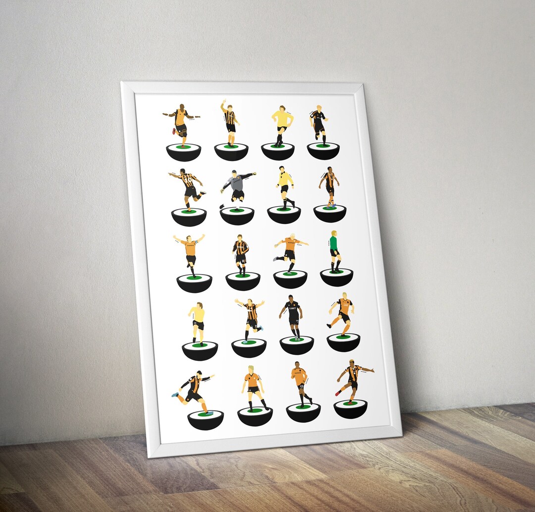 Hull City A3 Art Print Etsy