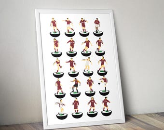 AS Roma A3 Legends Print