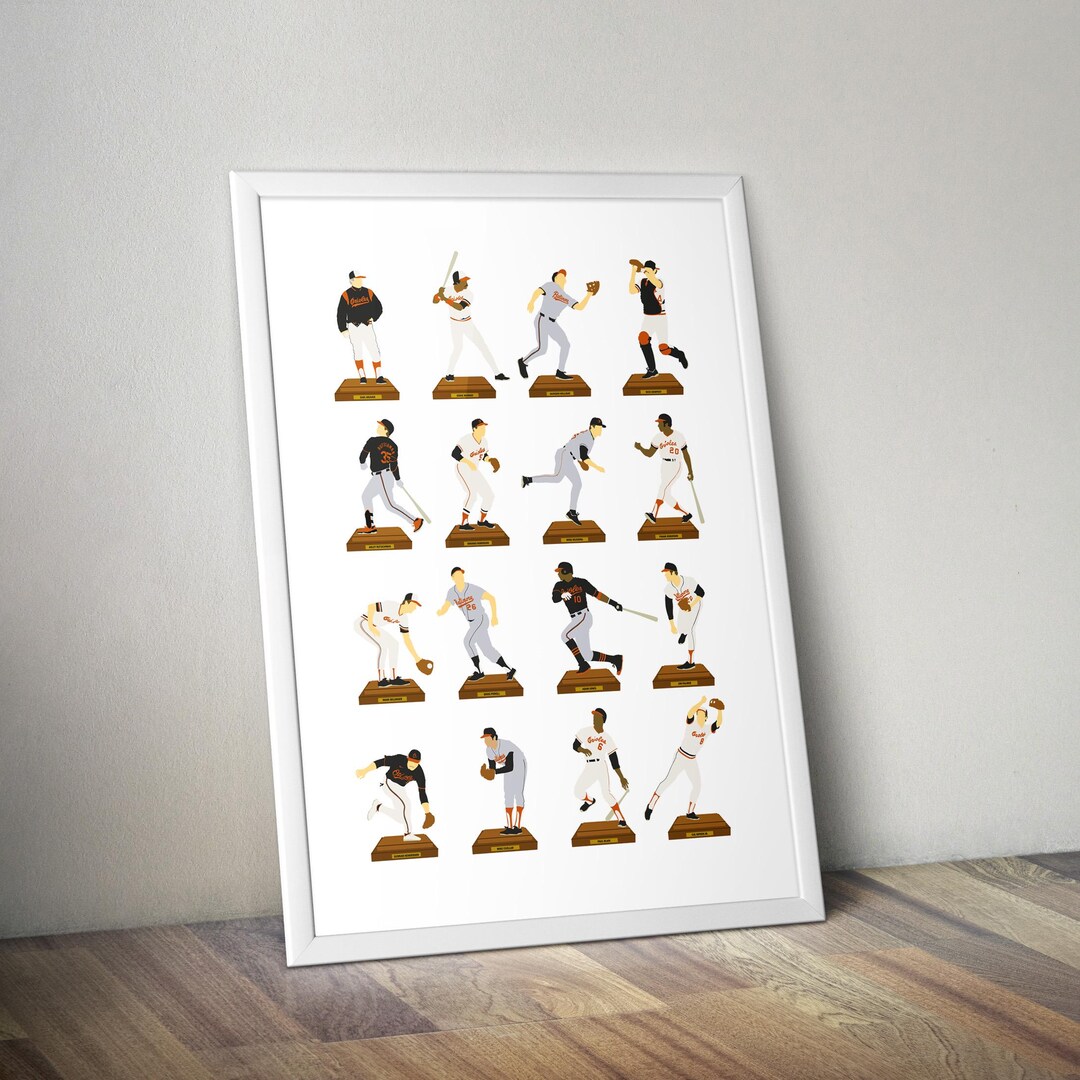 Baltimore Orioles A3 Legends Print - Etsy
