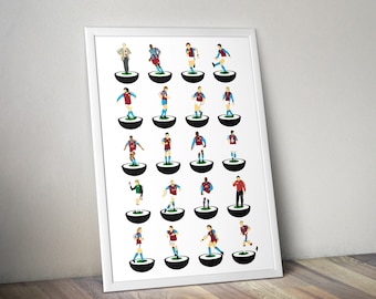 Aston Villa A3 Art Print