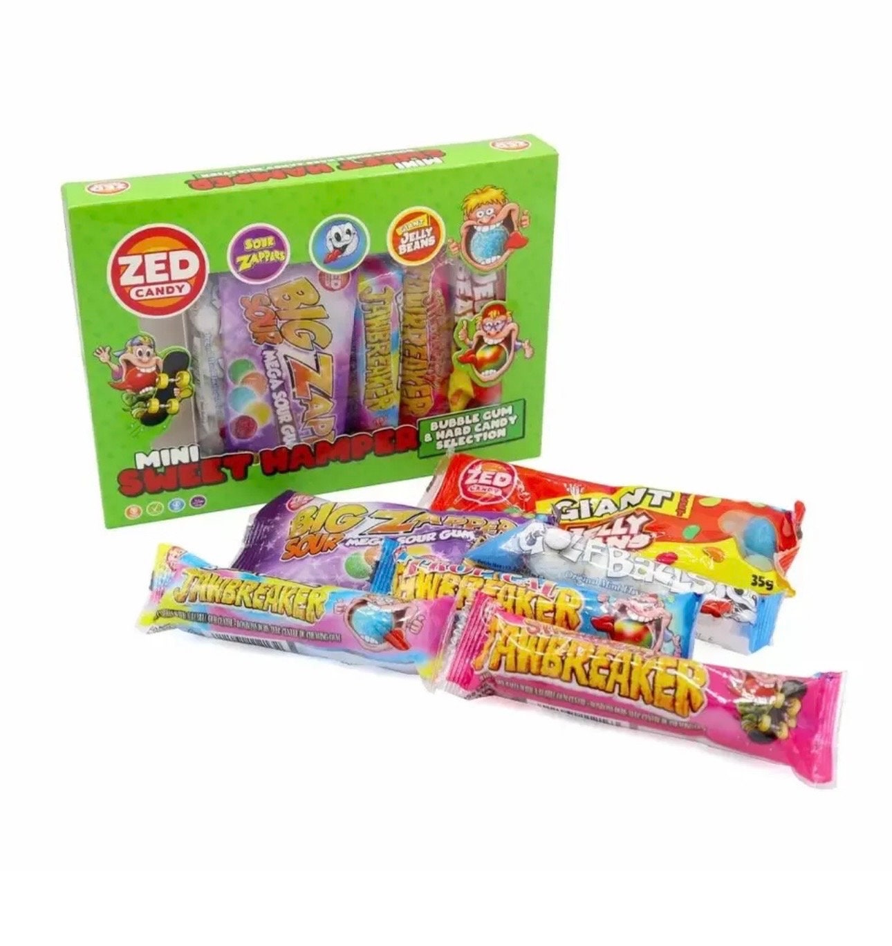 Zed Mini Sweet Hamper - Bubble Gum & Hard Candy Selection Stocking