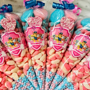 Cornets de bonbons inspirés de PAW PAT ROL