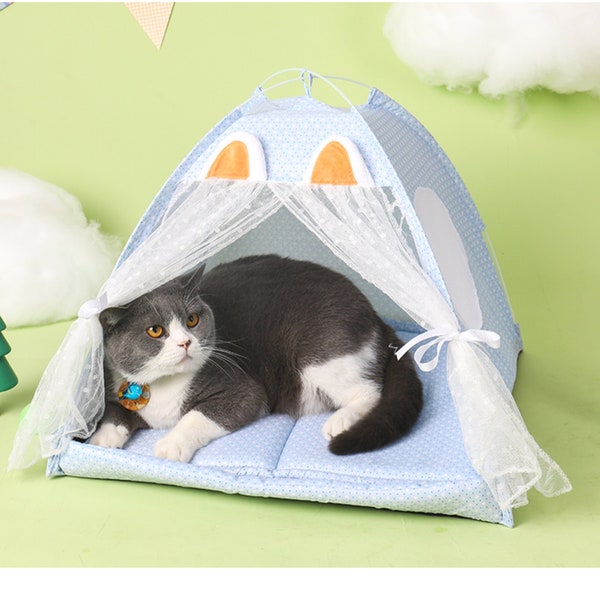 Litter Kitten Bed Pet Bed, Cat Bed Pattern, Felted Cat Cave, Pet Gift for Him, Cat Interactive Toys, Small Dog Bed, Warm Tunnel for Cats