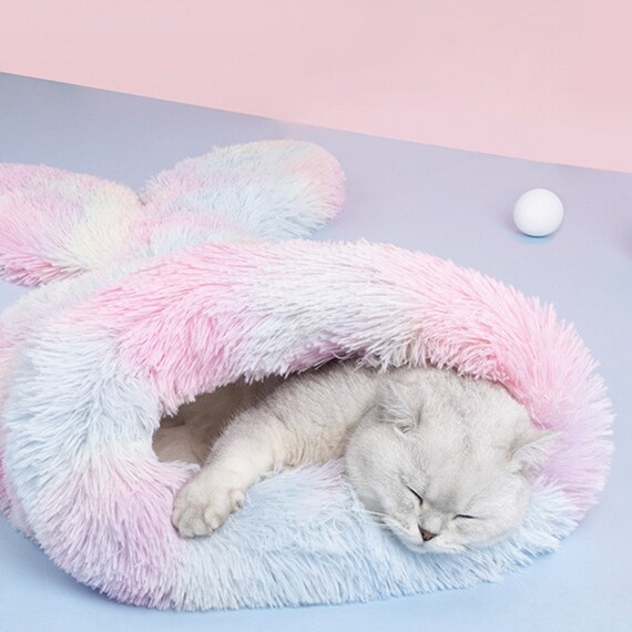 Mermaid Cat Cat Bed Cave Modern Wool Cat Bed Cat Kennel House