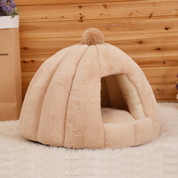 Cat Bed Pattern, Felted Cat Cave, Wool Cat Bed, Pet Gift for Him, Cat Interactive Toys, Small Dog Bed, Cat Window Perch, Warm Tunnel for Cat