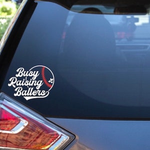 Baseball Car Decal, 8 designs to choose from