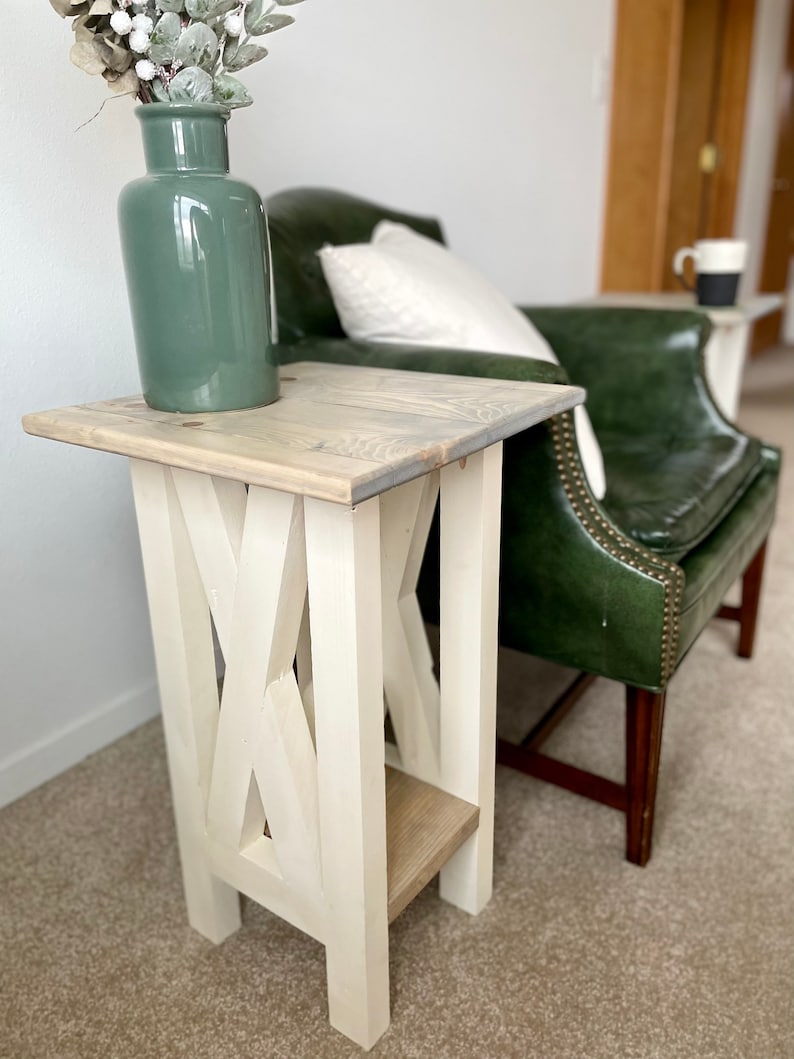 Farmhouse Style End Tables Etsy