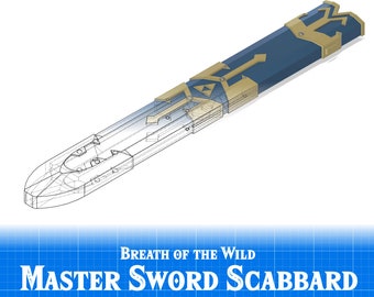 Fodero per spada del maestro Breath of the Wild [file modello 3D]