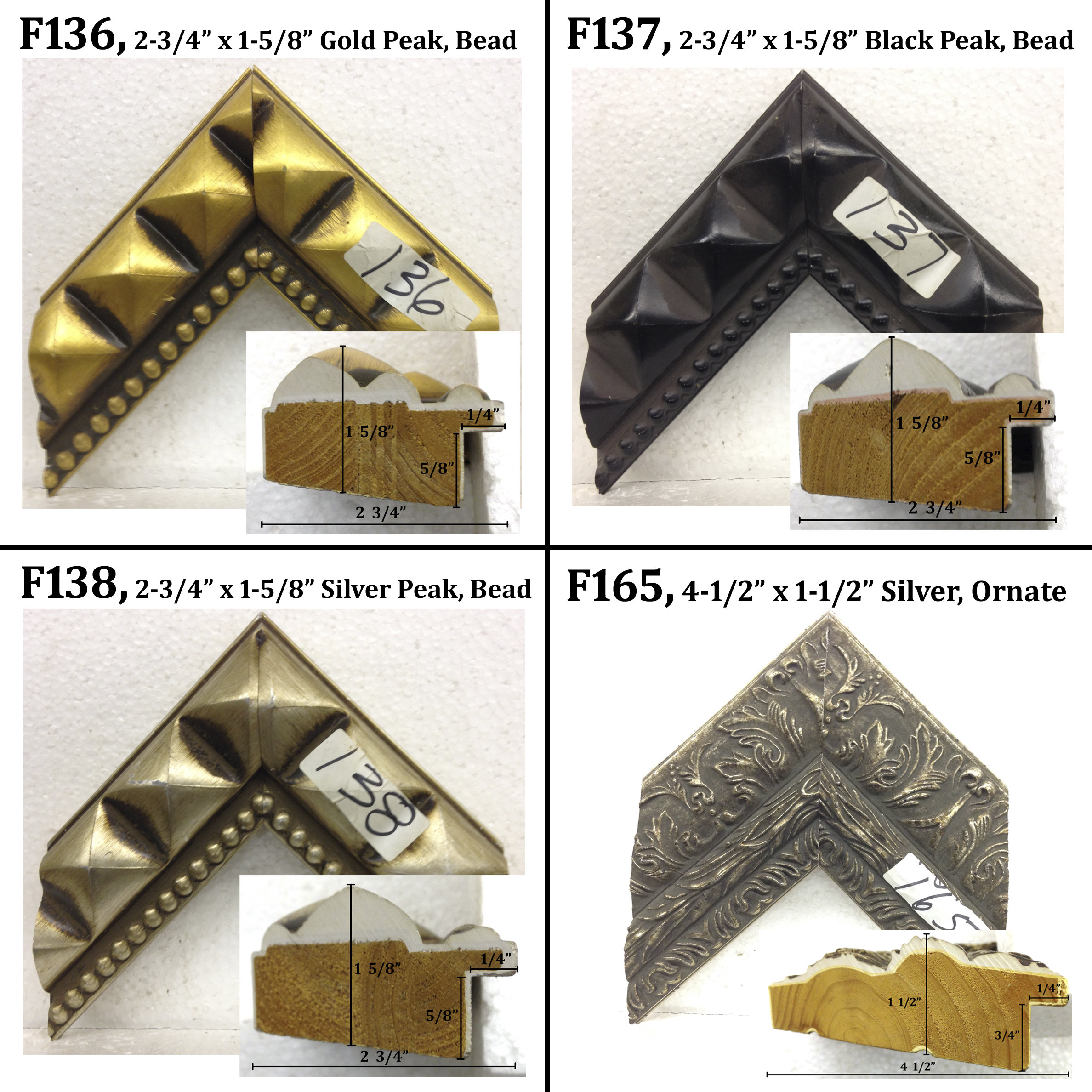 Picture Frame Molding Ornate Simple Antique Classical Modern Wood