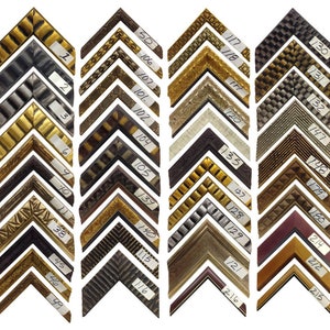 Picture Frame Molding | Ornate Simple Antique Classical Modern Wood Moulding Bundle - 57&quot; Lengths | Full Box, Half Box, or 4&quot; - 6&quot; Sample