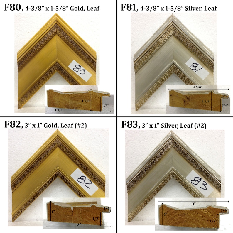 Picture Frame Molding Ornate Simple Antique Classical Modern Wood