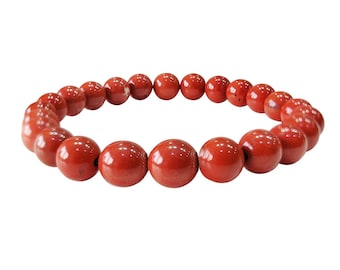 Red Jasper Bracelet, 100% Natural Gemstone Beads, 8mm Round, Balance Bracelet, Glitter Rare Red Bracelet, Wholesale Lot, Gemstone Jewellery