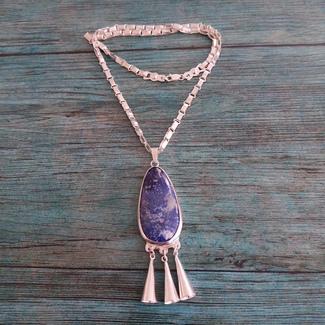 Margarita Chains - Lapis and Chalcedony