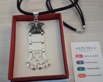 necklace Sukill design handmade in silver. - Etsy México