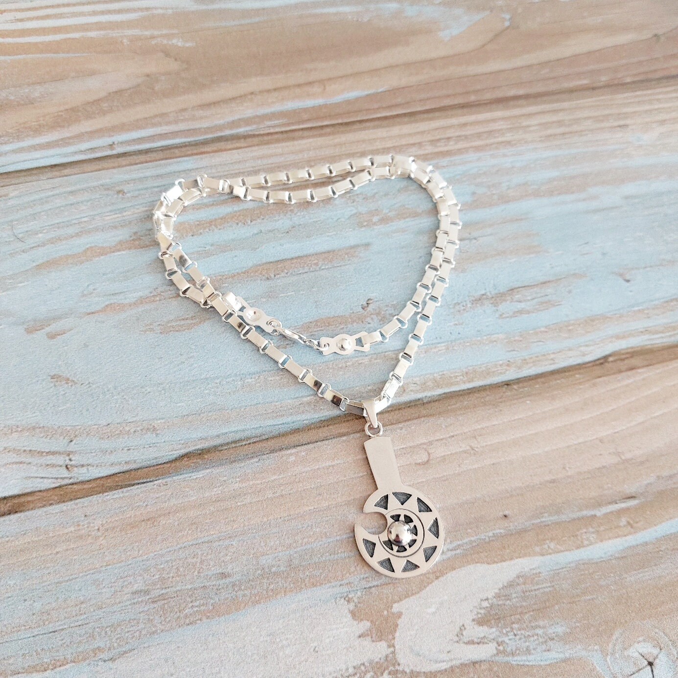 Mapuche Toki Kura Necklace, Symbol of Strength and Command With 50cm ...
