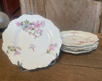 Small old Limoges porcelain plates