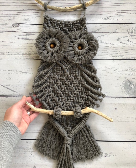 Macrame owl • owl • macrame decor • boho owl • nursery