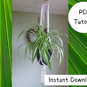 Digital Download Macrame plant hanger instructions • PDF • tutorial