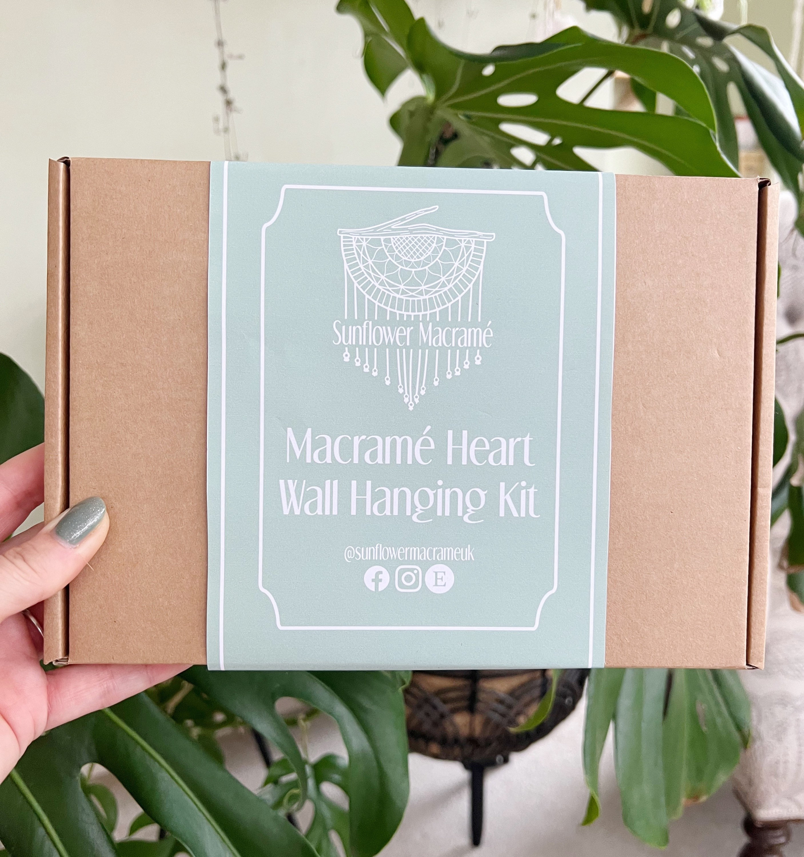 Macrame Heart Wall Hanging Kit