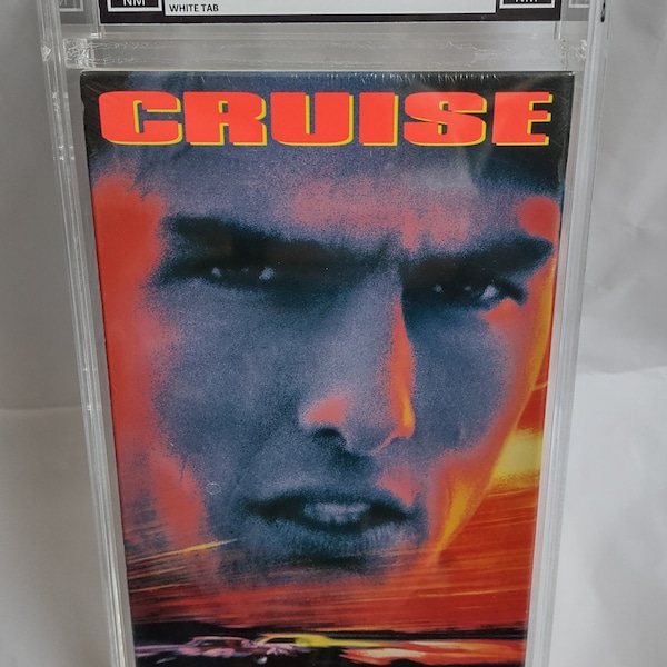 VHS Days of Thunder New Sealed and IGS Graded 1990 Cassette Case 7.5 nm Seal 8.0 nm