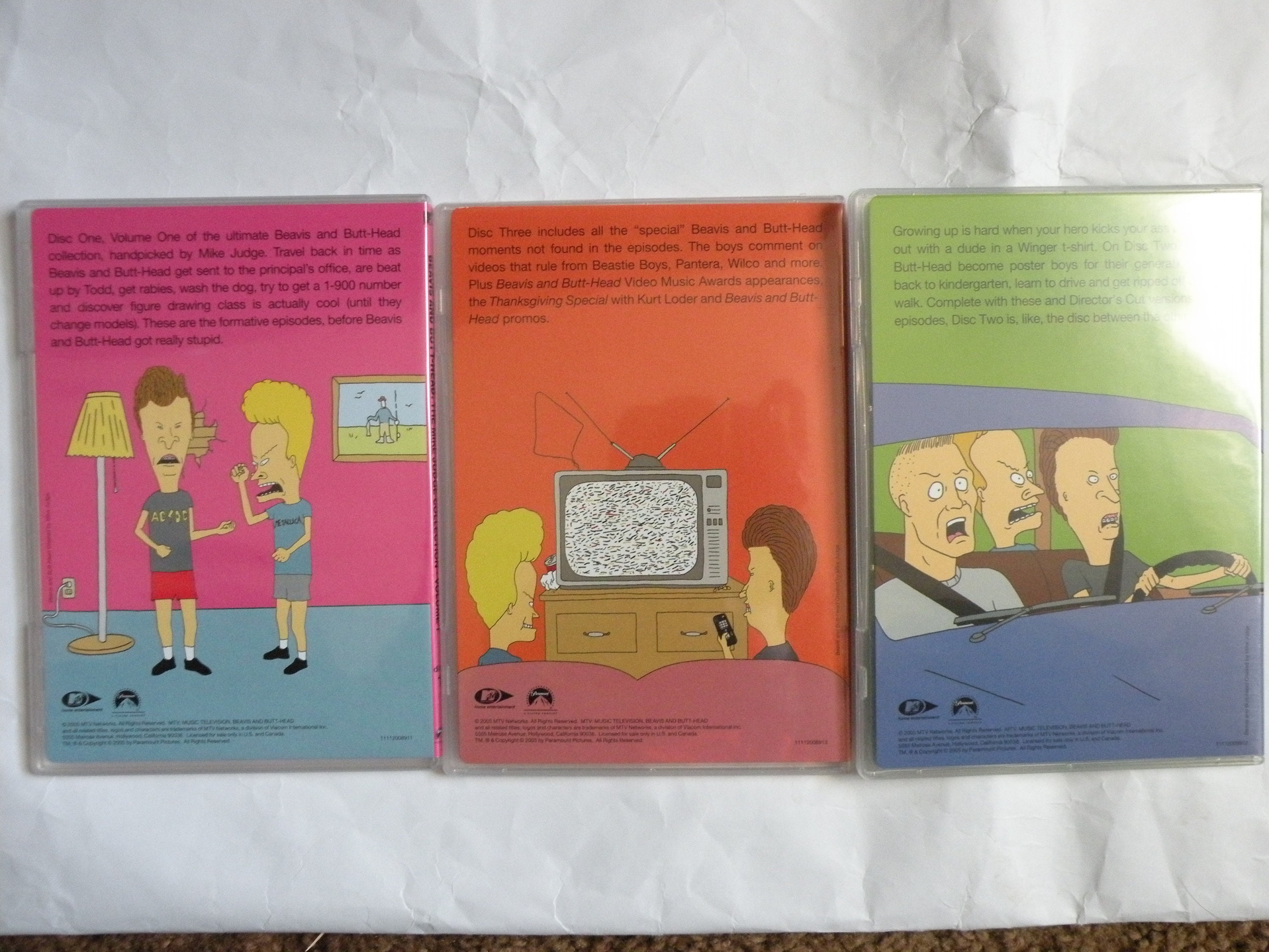DVD the Beavis and Butt-head Cartoon Series Mike Judge Collection 3 ...