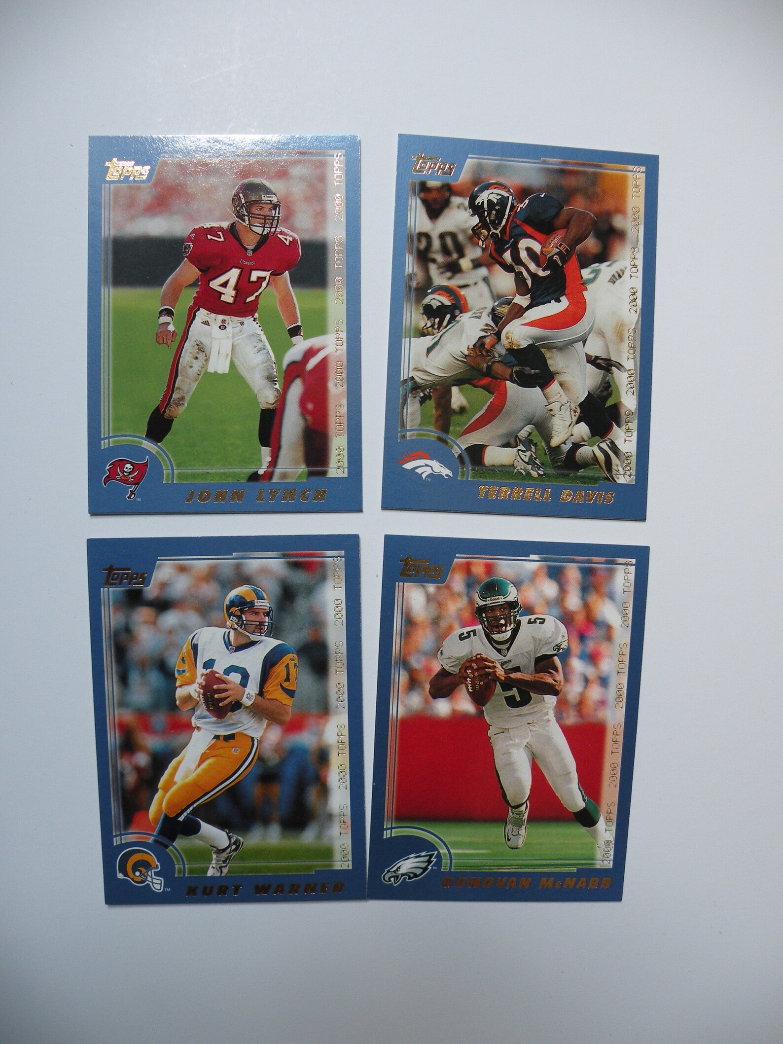 Trading Cards NFL Topps 2000 various extras / duplicates of Etsy