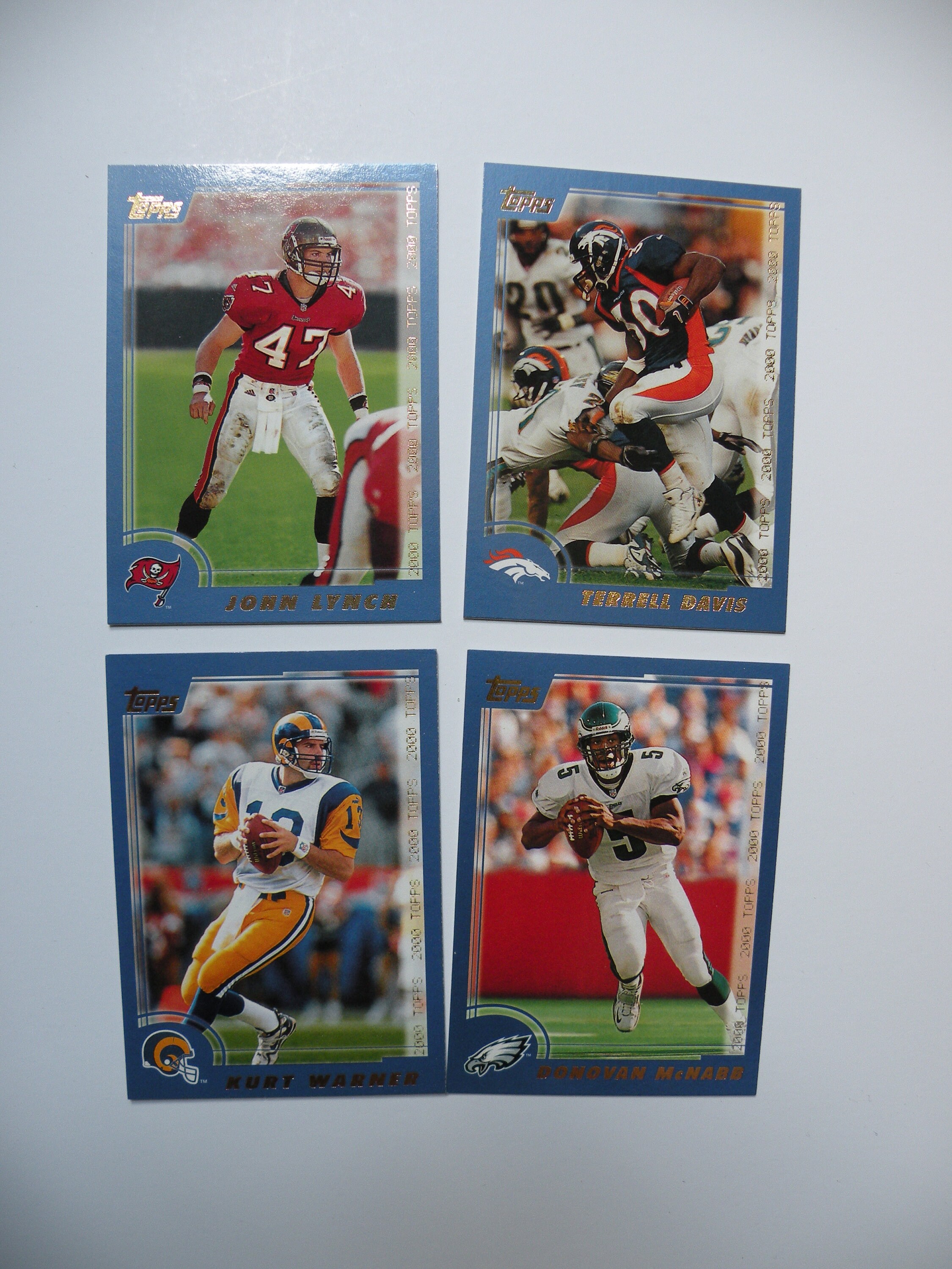Trading Cards NFL Topps 2000 various extras / duplicates of Etsy