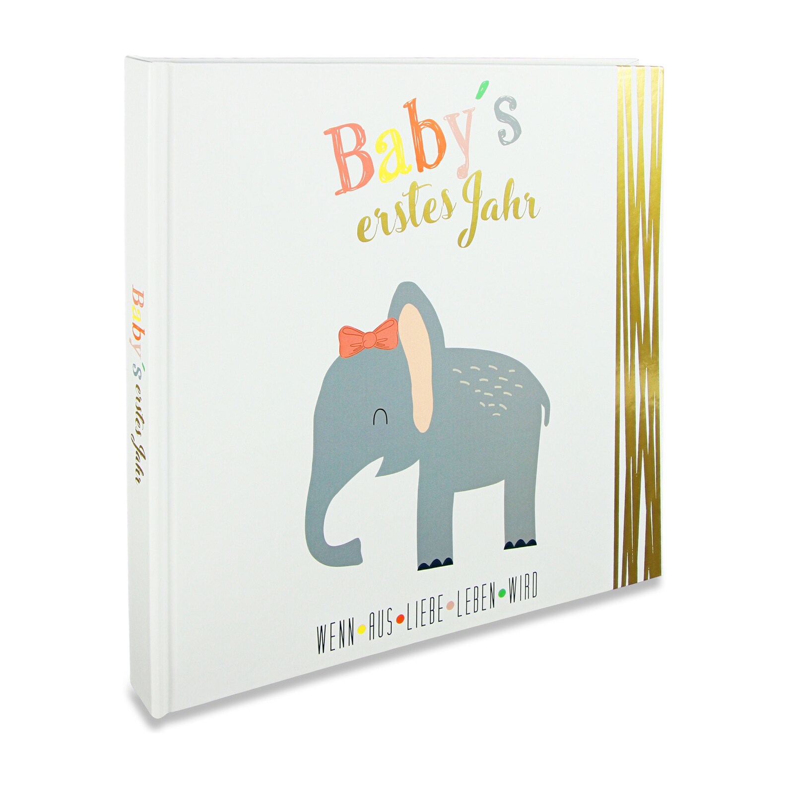 Baby Photo Album Babies First Year Girl Etsy