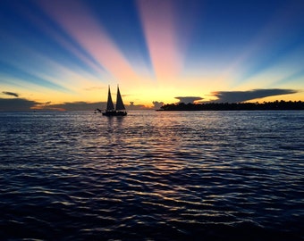 Key West Florida Sunset Pier
