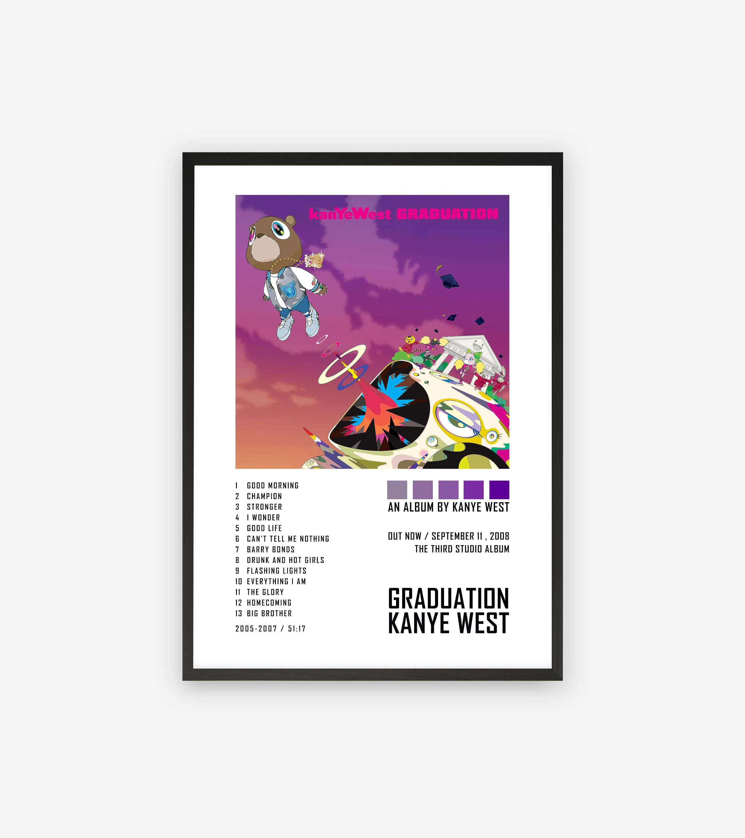 Album Cover Poster / Custom poster / Home Decor / Wall Art Etsy