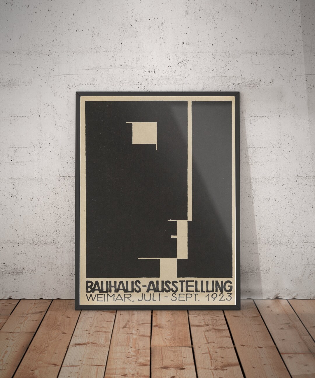 Bauhaus Art Exhibition Poster Bauhaus Exhibition Print Etsy