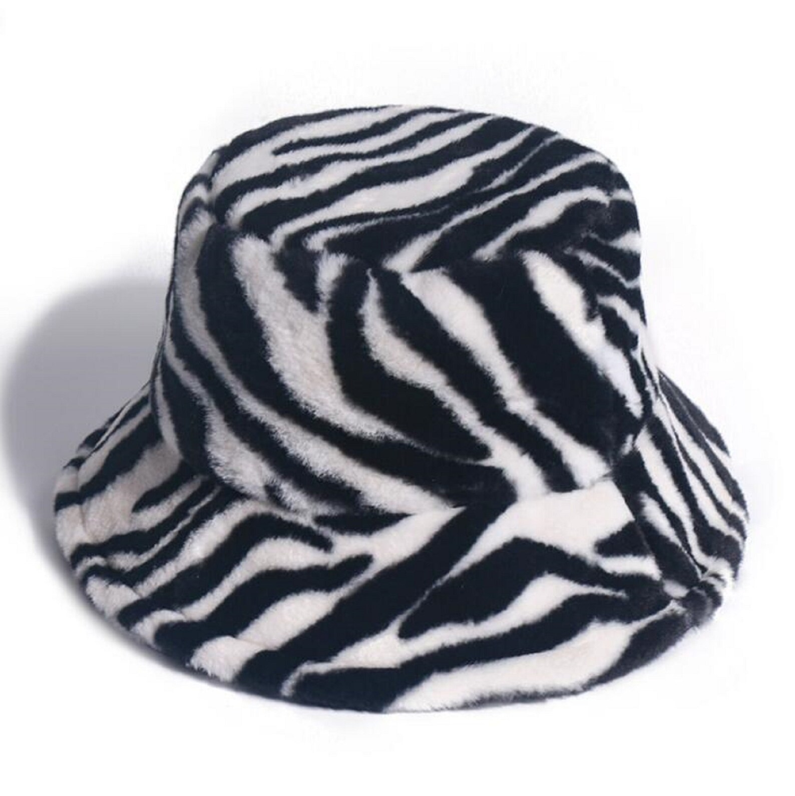 Faux Fur Fluffy Warm Bucket Hat Etsy