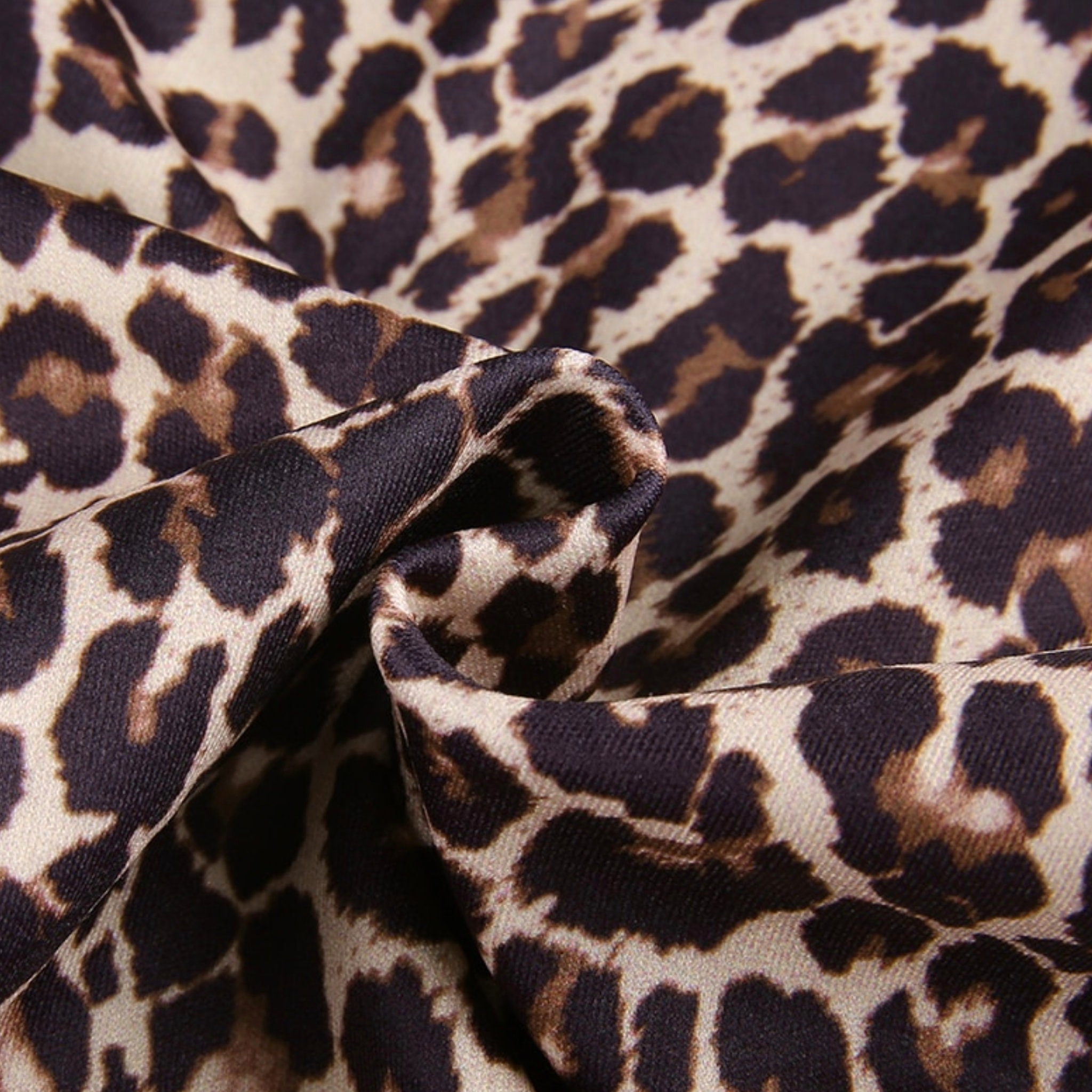 Leopard Print Side Split Flare Pants | Etsy