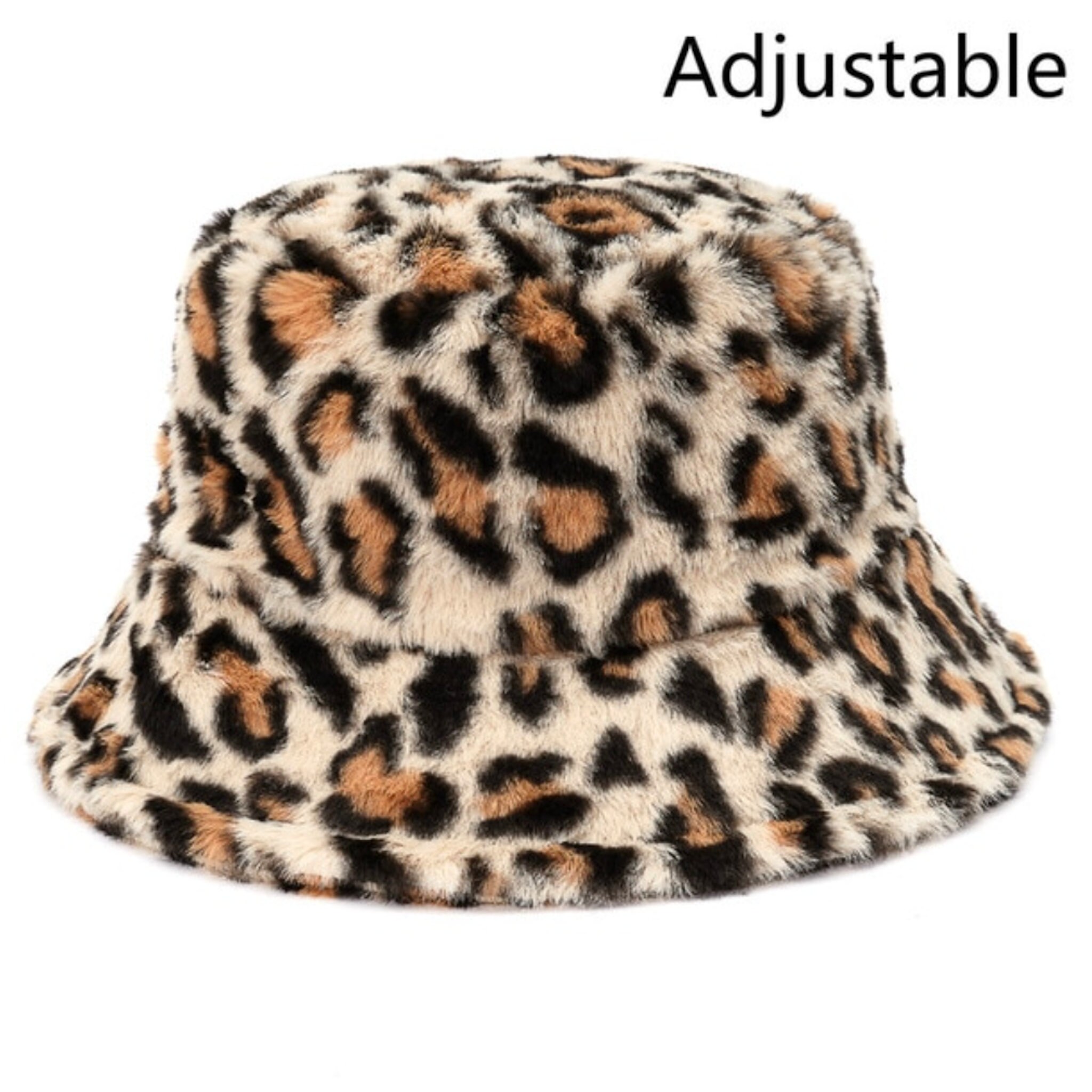 Faux Fur Fluffy Warm Bucket Hat | Etsy