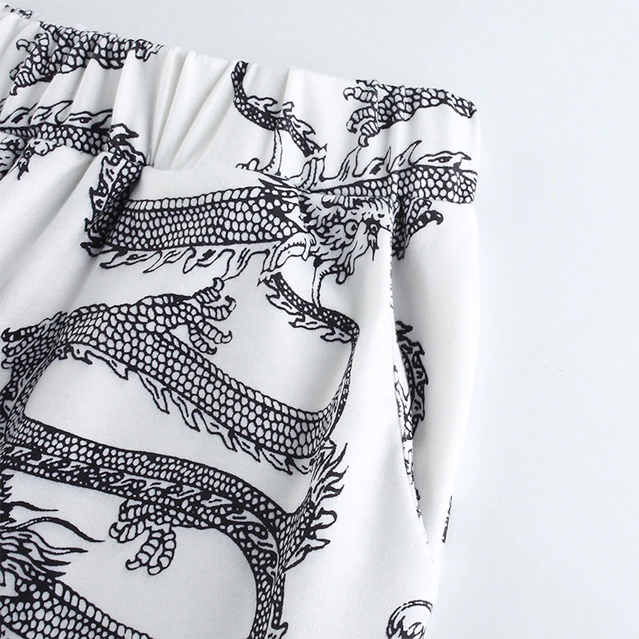 dragon print sweatpants