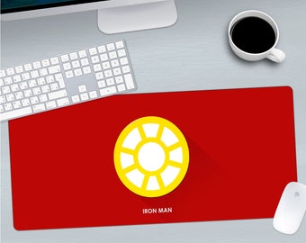 Tony Stark Suit Extended Mouse Pad Iron Man Suit Art Print Etsy